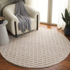 Safavieh Natura NAT703T Brown / Ivory Area Rug Room Scene Feature
