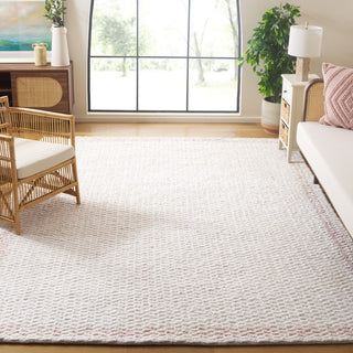 Safavieh Natura NAT713U Ivory / Pink Area Rug Room Scene Feature