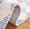 Safavieh Natura NAT722M Blue / Ivory Area Rug Detail