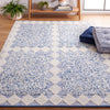 Safavieh Natura NAT722M Blue / Ivory Area Rug Room Scene