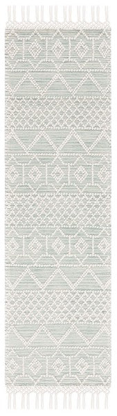 Safavieh Natura NAT875Y Ivory / Light Green Area Rug Runner