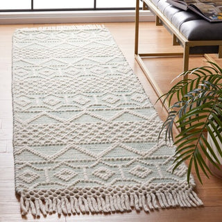 Safavieh Natura NAT875Y Ivory / Light Green Area Rug Room Scene Feature