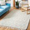 Safavieh Natura NAT875Y Ivory / Light Green Area Rug Room Scene