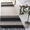 Safavieh Natural Fiber NF203Z Ivory / Black Area Rug Room Scene Feature