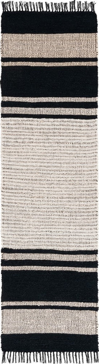 Safavieh Natural Fiber NF203Z Ivory / Black Area Rug Runner