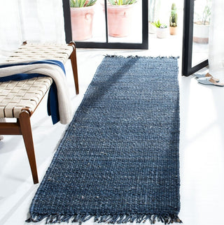 Safavieh Natural Fiber NF368N Navy Area Rug Room Scene Feature