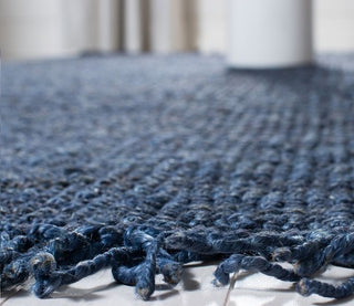 Safavieh Natural Fiber NF368N Navy Area Rug Detail