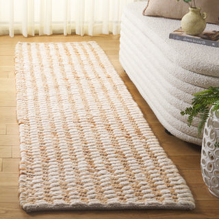 Safavieh Natural Fiber NF515A / Ivory Area Rug Room Scene Feature