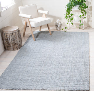 Safavieh Natural Fiber NF747F Light Grey Area Rug Room Scene
