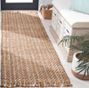 Safavieh Natural Fiber NF820A / Ivory Area Rug Room Scene Feature