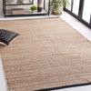 Safavieh Natural Fiber NF832A / Black Area Rug Room Scene