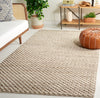 Safavieh Natural Fiber NF835A / Grey Area Rug Room Scene Feature