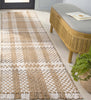 Safavieh Natural Fiber NF841A / Bleach Area Rug Room Scene