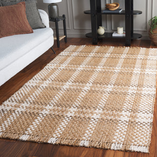 Safavieh Natural Fiber NF841A / Bleach Area Rug Room Scene