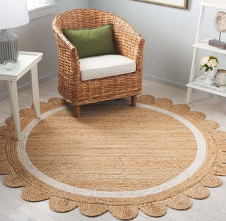 Safavieh Natural Fiber NF896A / Ivory Area Rug Room Scene