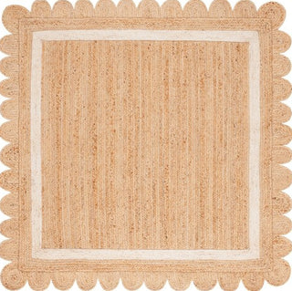 Safavieh Natural Fiber NF896A / Ivory Area Rug Square