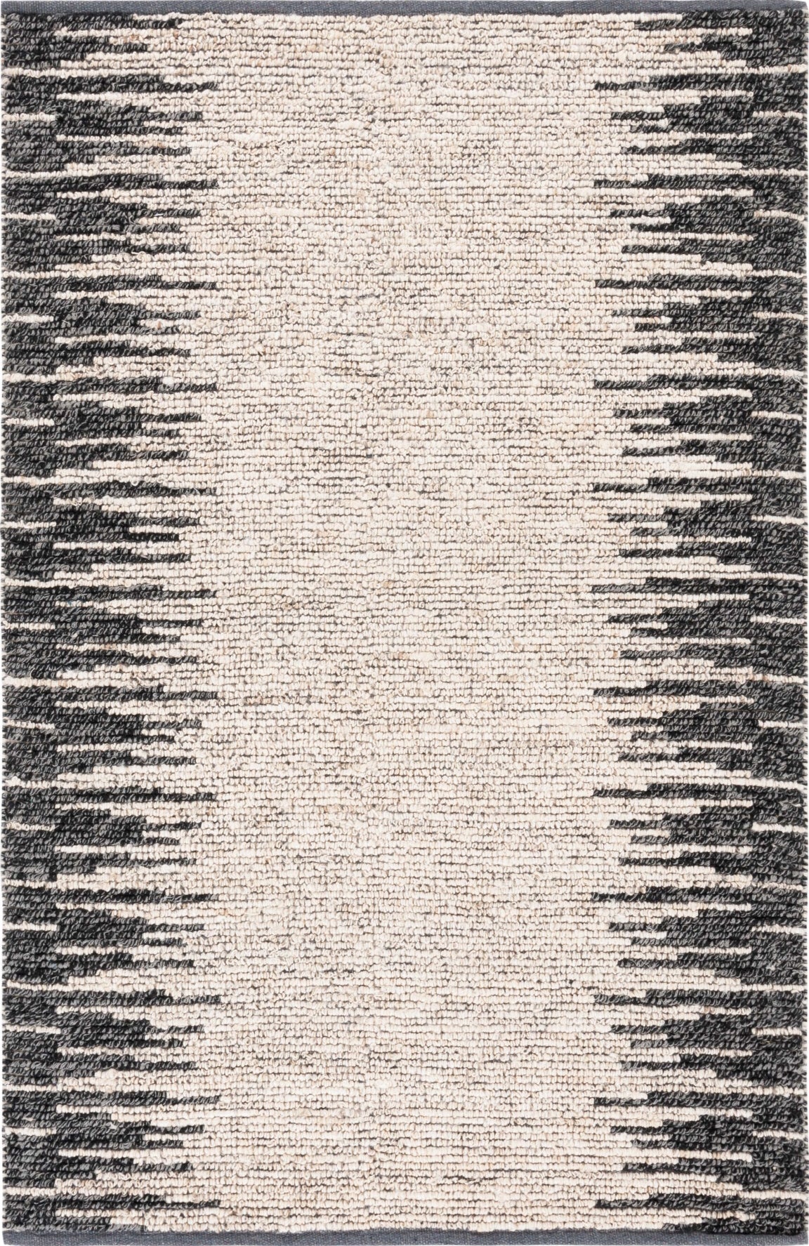 Safavieh Natural Fiber NF953B Bleach / Black Area Rug main image