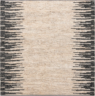 Safavieh Natural Fiber NF953B Bleach / Black Area Rug Square