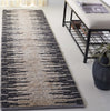 Safavieh Natural Fiber NF953G Light Grey / Black Area Rug Room Scene Feature