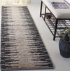 Safavieh Natural Fiber NF953G Light Grey / Black Area Rug Room Scene Feature