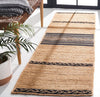 Safavieh Natural Fiber NFB262Z / Black Area Rug Room Scene Feature