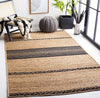 Safavieh Natural Fiber NFB262Z / Black Area Rug Room Scene