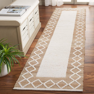 Safavieh Natural Fiber NFB279A / Ivory Area Rug Room Scene Feature