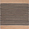 Safavieh Natural Fiber NFB325Z / Black Area Rug Square