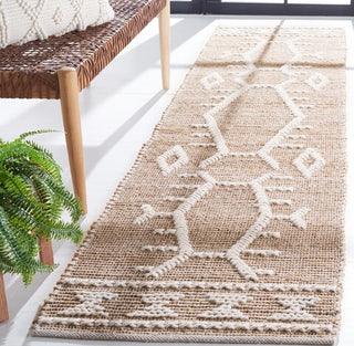 Safavieh Natural Fiber NFB377A / Ivory Area Rug Room Scene Feature