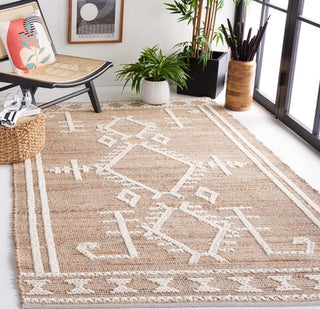 Safavieh Natural Fiber NFB377A / Ivory Area Rug Room Scene