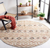 Safavieh Natural Fiber NFB403A / Ivory Area Rug Room Scene