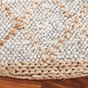 Safavieh Natural Fiber NFB475F Grey / Bleach Area Rug Detail