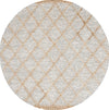 Safavieh Natural Fiber NFB475F Grey / Bleach Area Rug Round