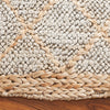 Safavieh Natural Fiber NFB475G Grey / Area Rug Detail