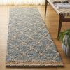 Safavieh Natural Fiber NFB475M Light Blue / Area Rug Room Scene Feature