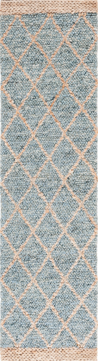 Safavieh Natural Fiber NFB475M Light Blue / Area Rug Runner