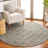 Safavieh Natural Fiber NFB475M Light Blue / Area Rug Room Scene Feature