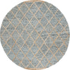 Safavieh Natural Fiber NFB475M Light Blue / Area Rug Round