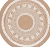 Safavieh Natural Fiber NFB526A / Ivory Area Rug Round