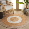 Safavieh Natural Fiber NFB530A / Ivory Area Rug Room Scene Feature
