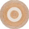 Safavieh Natural Fiber NFB530A / Ivory Area Rug Round