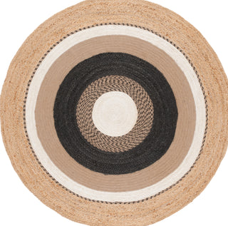 Safavieh Natural Fiber NFB538Z / Black Area Rug Round