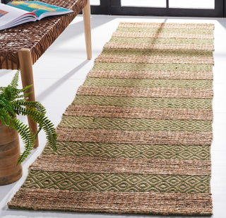 Safavieh Natural Fiber NFB653Y Green / Area Rug Room Scene Feature