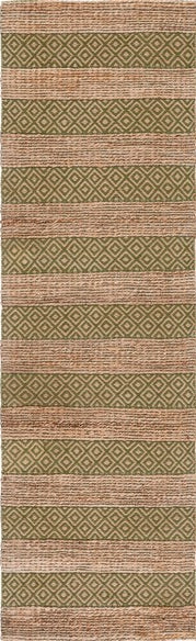 Safavieh Natural Fiber NFB653Y Green / Area Rug Runner