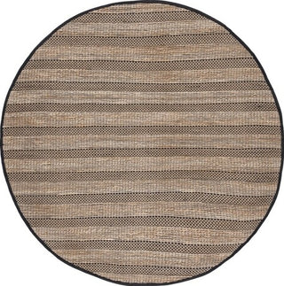 Safavieh Natural Fiber NFB654Z Black / Area Rug Round