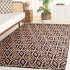 Safavieh Natural Fiber NFB660Z / Black Area Rug Room Scene