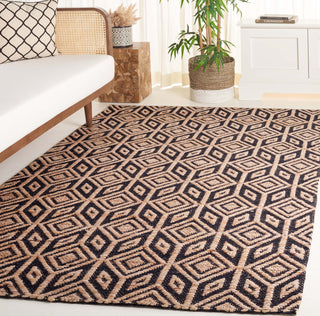 Safavieh Natural Fiber NFB660Z / Black Area Rug Room Scene
