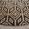 Safavieh Natural Fiber NFB660Z / Black Area Rug Detail