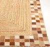 Safavieh Natural Fiber NFB828A / Brown Area Rug Detail