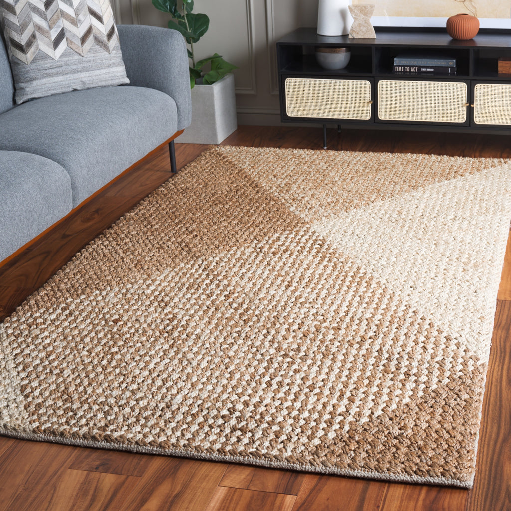 Safavieh Natural Fiber NFB875A / Bleach Area Rug Room Scene Feature